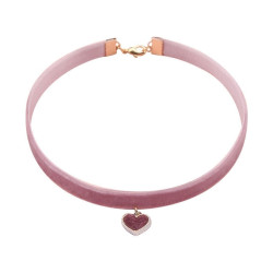 Joy Jewels Ras de cou Lotus Heart Rose